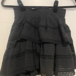 Aerie mini ruffle skirt